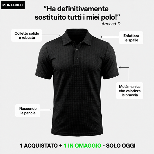 MontariFit™ – Polo Modellante da Uomo